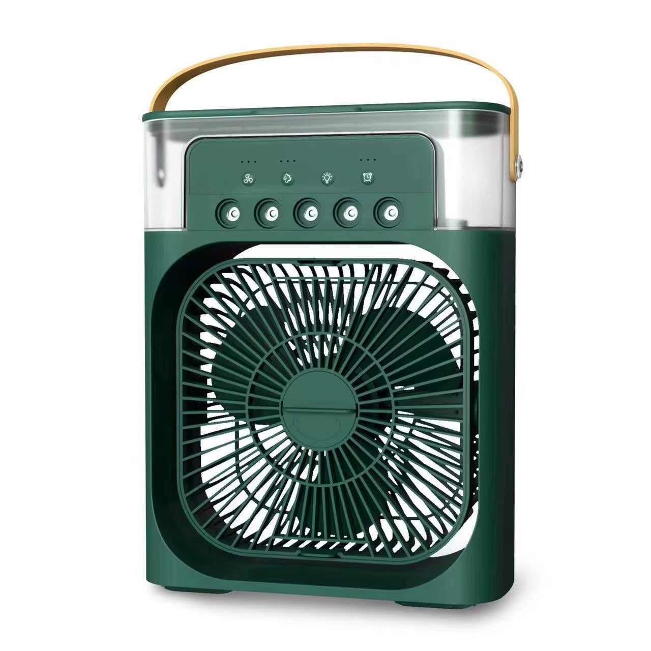 3 in 1 Ice Fan Air Conditioner Household Small Air Cooler LED Night Light Portable Humidifier Air Adjustment Fan Office Home Fan