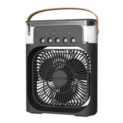 3 in 1 Ice Fan Air Conditioner Household Small Air Cooler LED Night Light Portable Humidifier Air Adjustment Fan Office Home Fan
